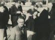 A. Hint, R. Paris, H. Talvik, E. Hiir jt. kirjanike ringreisil 27. IX 1938 - KM EKLA