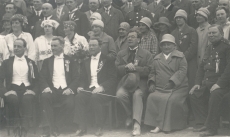 L. Neumann, Juhan Aavik, A. Kasemets, r Kull ja Miina Härma üldlaulupeol [1928]