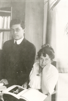 Friedebert Tuglas ja Hanna-Maria Ålender Soomes, 1914