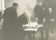 Rahulepingu allakirjutamine 13.02.1920, vas. Eliaser, Püüman - KM EKLA