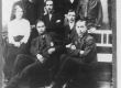 Narva bolševikud. Ülemises reas vasakult: A. Randmeer, H. Vilbael, V. Anni, O. Palgi; istuvad vasakult: A. Zeidberg, A. Balevski, A. Vilkes, A. Tiimann, R. Eige. 1917 - EFA