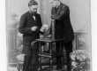 Sõbrad arst Eduard Alver (vasakul) ja ajalehe "Teataja" toimetaja Konstantin Päts. 1902 - EFA