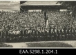 Eesti lipu 50. aastapäeva tähistamine Eesti Üliõpilaste Seltsi hoone juures, grupifoto 04.06.1934 - EAA