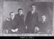 I Riigikogu kommunistliku rühma liikmeid 1922. a. vasakult: 1. Eduard Kägu; 2. Sergei Andrejev; 3. Adolf Leevald; 4. Artur Vanja ?. - ERAF