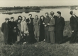 Eesti kirjanike külaskäigult Leedu kirjanikele. Pilt kusagilt Leedust Läti piiri lähedal  - KM EKLA