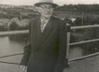 Fr. Tuglas Luunja sillal 1963. a. - KM EKLA