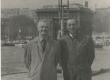 Karl Ristikivi ja R.-P. Keer 1966. a. Stockholmis - KM EKLA