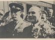 1940. suvel delegatsioon teel Moskvasse. Esiplaanil Paul Kreedo ja J. Vares-Barbarus - KM EKLA