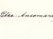 Pitka-Ansomardi allkiri 19. dets. 1900. Orig.: Fond 45 M 3:30, lk. 1/1 p. - KM EKLA