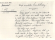 P. Pinna, kiri A. Kitzbergile (algus) 7. XII 1908 - KM EKLA