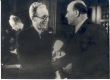 Johannes Vares-Barbarus (paremal) ja Johannes Lauristin (vasakul) Eesti vastuvõtmisel NSV Liitu 1940. a. suvel Moskvas - KM EKLA