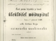 Aug. Kitzbergile kiitusekiri "Maimu" eest 16.VII 1889. a. - KM EKLA