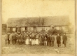 Peeter Koit ja Mihkel Kampmaa Väike-Maarja kihelkonnakooli õpilastega 1890. a. kev. - KM EKLA