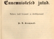 Eestirahva Ennemuistsed jutud (1866) tiitelleht