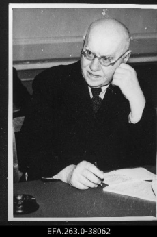 Professor Johannes Piiper. 22.03.1961