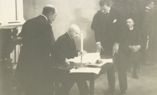 Rahulepingu allakirjutamine 13.02.1920, vas. Eliaser, Püüman