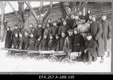Kalevlaste Maleva 2. tehnilise roodu Maximide rühma võitlejad Vabadussõja ajal Võrus. [1918-1920]
