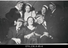Korporatsiooni Fraternitas Liviensis liikmed.[1930]