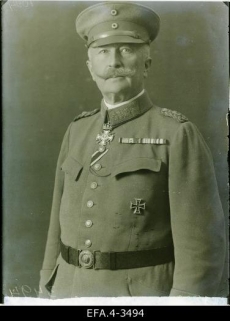 Saksa okupatsioonivägede ülemjuhataja kindral A. Seckendorff.