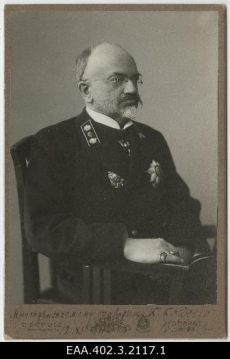 Tartu Ülikooli rektor(1918), arstiteadlane Karl Gottfried Constantin Dehio (15.05/ 27.05.1851–26.02.1927)