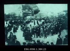 Demonstratsioon Veebruarirevolutsiooni päevil Tallinnas