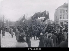 Tööliste demonstratsioon. 1917