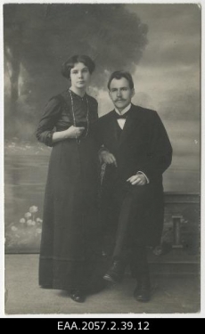Baltimaade mõisnike fotod. Naine ja mees. 1900-ndad - 1910-ndad