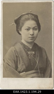 Jaapani naine, portreefoto