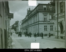 Rüütli tänav. Paremal postkontor. Tartu [1900-1917]