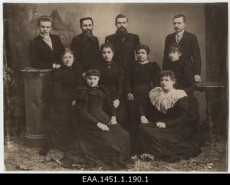 Kuressaare kurttummade komitee liikmed. 1893