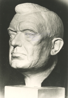 Aleksander Ipsbergi büst Voldemar Lenderist (kips, 1937)