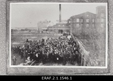 Balti Puuvillavabriku streikivad töölised 1905.