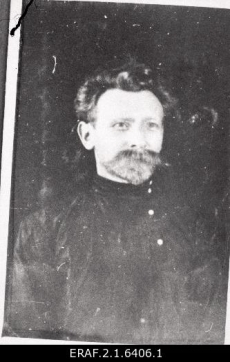Pöögelmann, Hans (1875-1938). Oli Eestimaa Kommunistliku Partei üks silmapaistvamaid tegelasi. Portree.[1905-1911?]