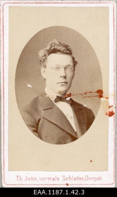 Pastor Burchardt Sperrlingk (1854-1905) (Pärnu-Elisabethi, Otepää)