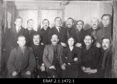 Grupp Tallinna Nahatööliste Ametiühingu juhatuse liikmeid. 1922 - 1923