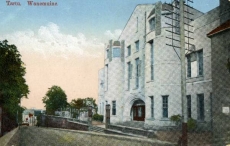 Teater Vanemuine (arh. A. Lindgren), otsafassaad (Aia t). Tartu, 1910-1915.