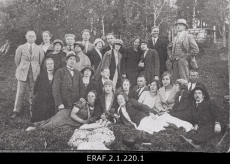 Grupp Üldise Tööliste ja Teenistujate Ühingu aktiviste, ühing asutati Tallinnas 1924. a.