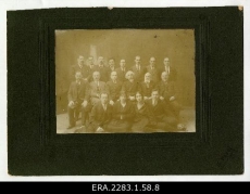 Tartu juudi seltsitegelaste rühmafoto. 1924