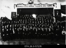 Eestimaa ametiühingute II kongressist osavõtjad. Tallinn 27.11.1922