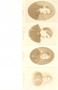 Anna Haava (vasakult teine), Lilleorg, Veltman ja Aun-Raup,E. (vasakul)