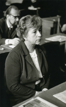 Kersti Merilaas ENSV kirjanike VI kongressil Tallinnas 5.- 7. mai 1971. aastal