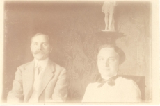 Eduard Vilde abikaasaga 1913.a suvel Kopenhaagenis