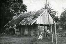 Karl Ristikivi kodukoha saun Pärnamaa (hiljem Kilgimetsa) külas Paadremaa vallas 1964. a
