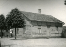 August Sanga ja Kersti Merilaasi maja Pärnus, Aia tn 15 (aastatel 1945-1962). Foto 04.07.1958