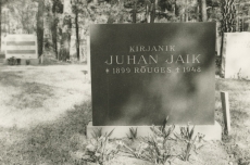 Juhan Jaigi haud Stockholmi Metsakalmistul 1969. a 