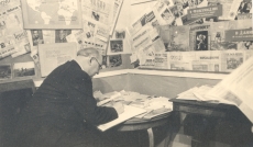 Johannes Vares-Barbarus Nõukogude Infobüroo näitusel Moskvas