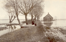 K. E. Sööt Ropka mõisa lähedal Emajõe ääres, kevad 1903