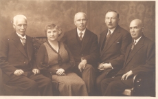 A. Läte, Paula Brehin-Jürgenson, K. Raud, K. Jürgenson ja K. E. Sööt, 26. VI 1933