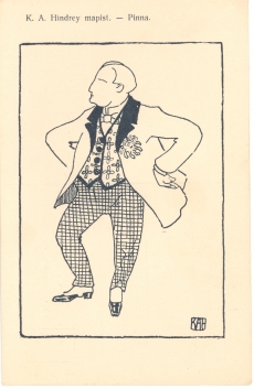 Paul Pinna, Karl August Hindrey karikatuur