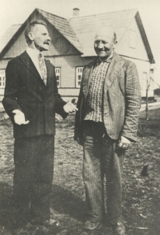 par. Mart Kiirats (Mats Mõtslane) ja Jüri Puusaar 1938. või 1939. a. 